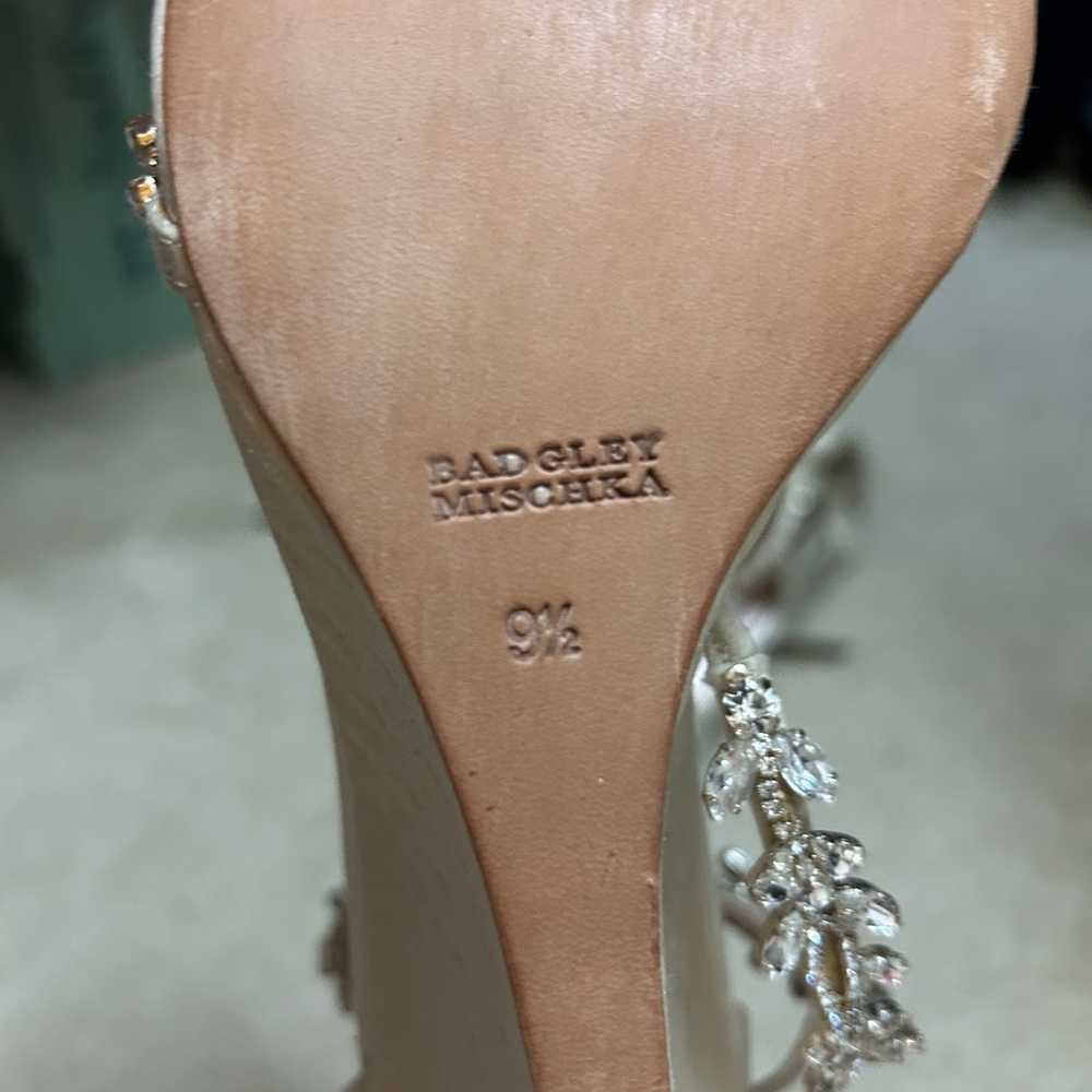 Badgley Mishka Champaign Jeweled Wedding Shoes - Picture 6 of 7